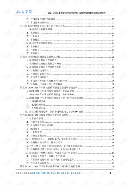2021 2025年中国检验检测服务行业调研及错位竞争策略研究报告.pdf